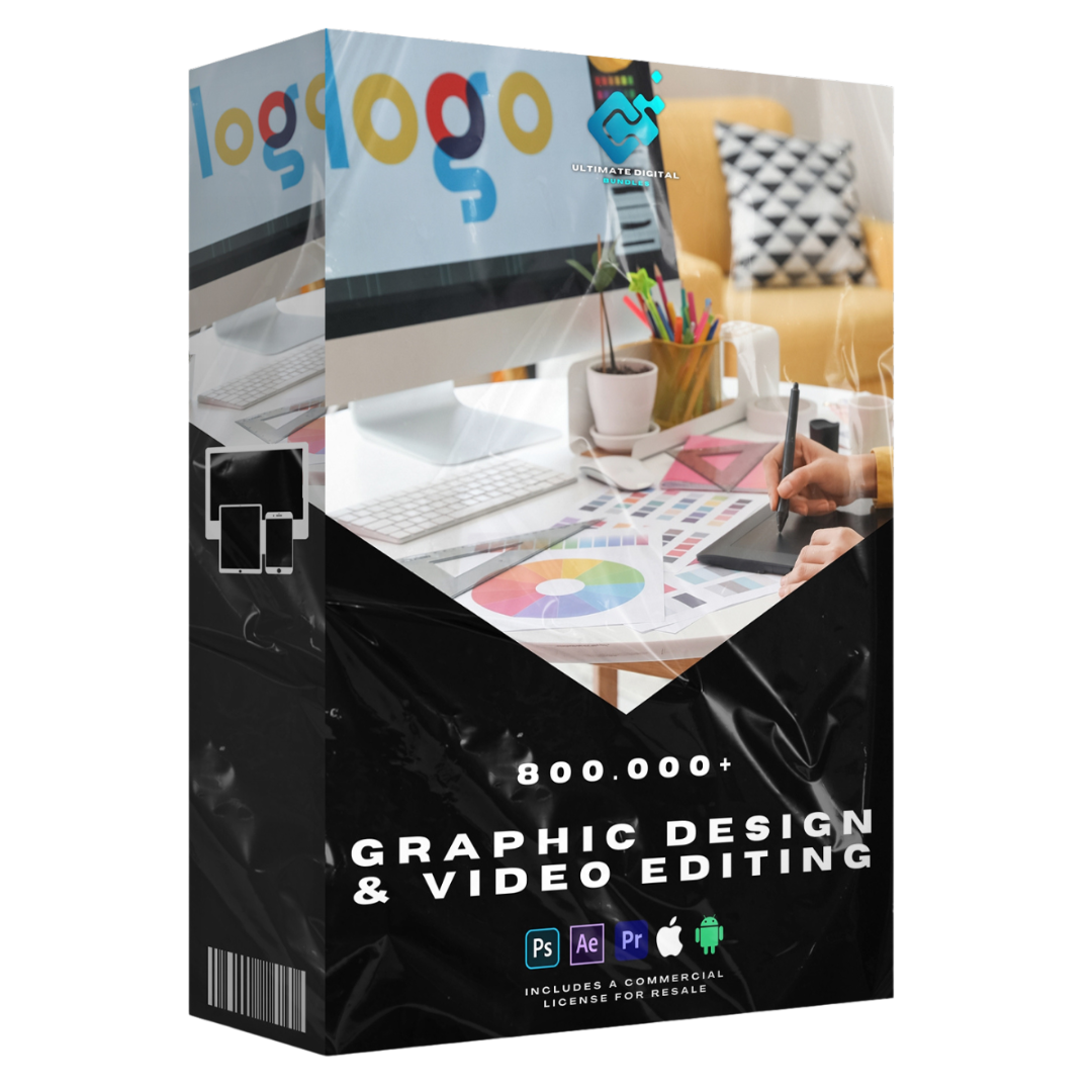 800.000+ Graphic Design & Video Editing Bundle 3.0