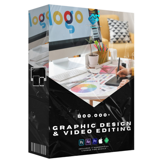 800.000+ Graphic Design & Video Editing Bundle 3.0