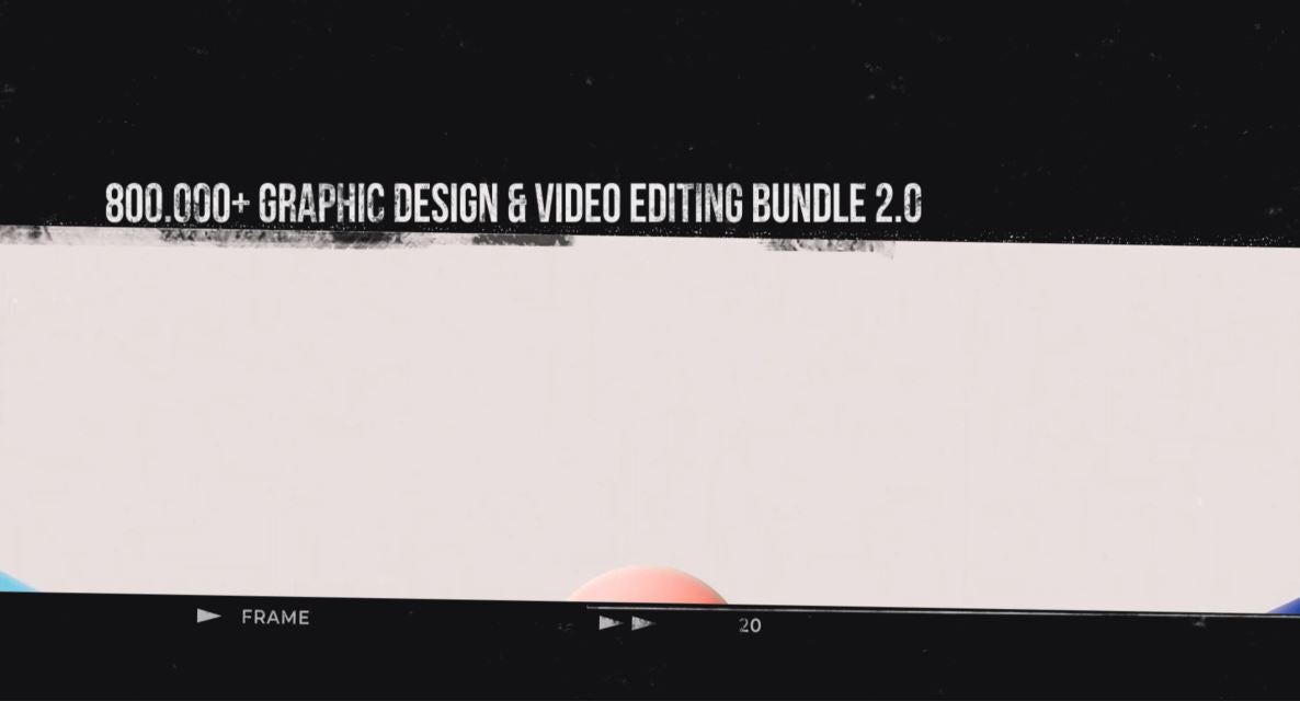 800.000+ Graphic Design & Video Editing Bundle 3.0